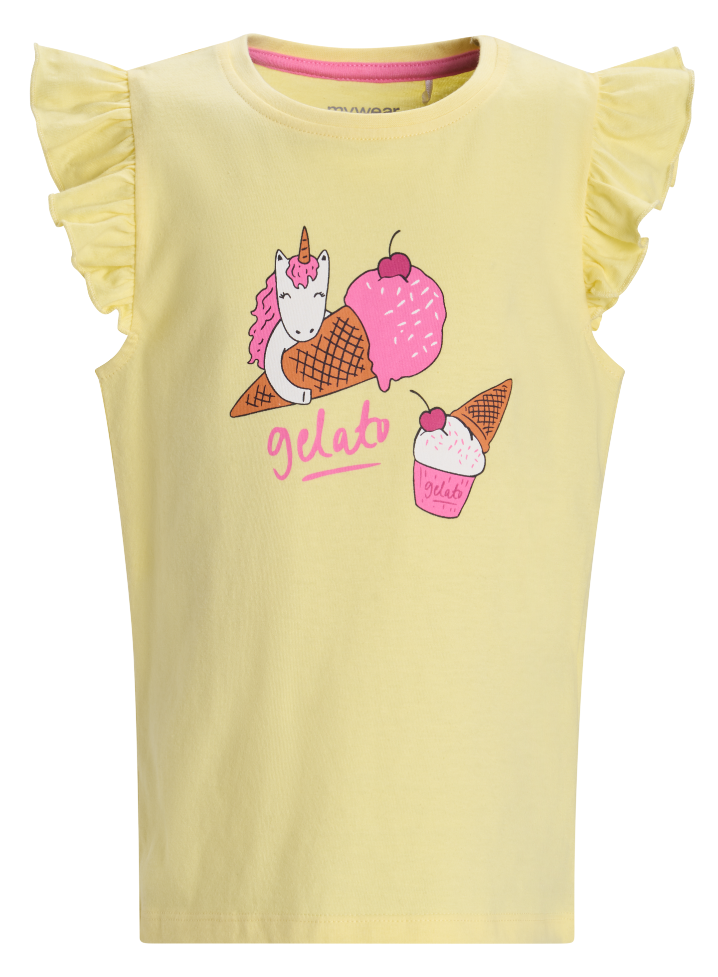 mw Nora t-paita keltainen