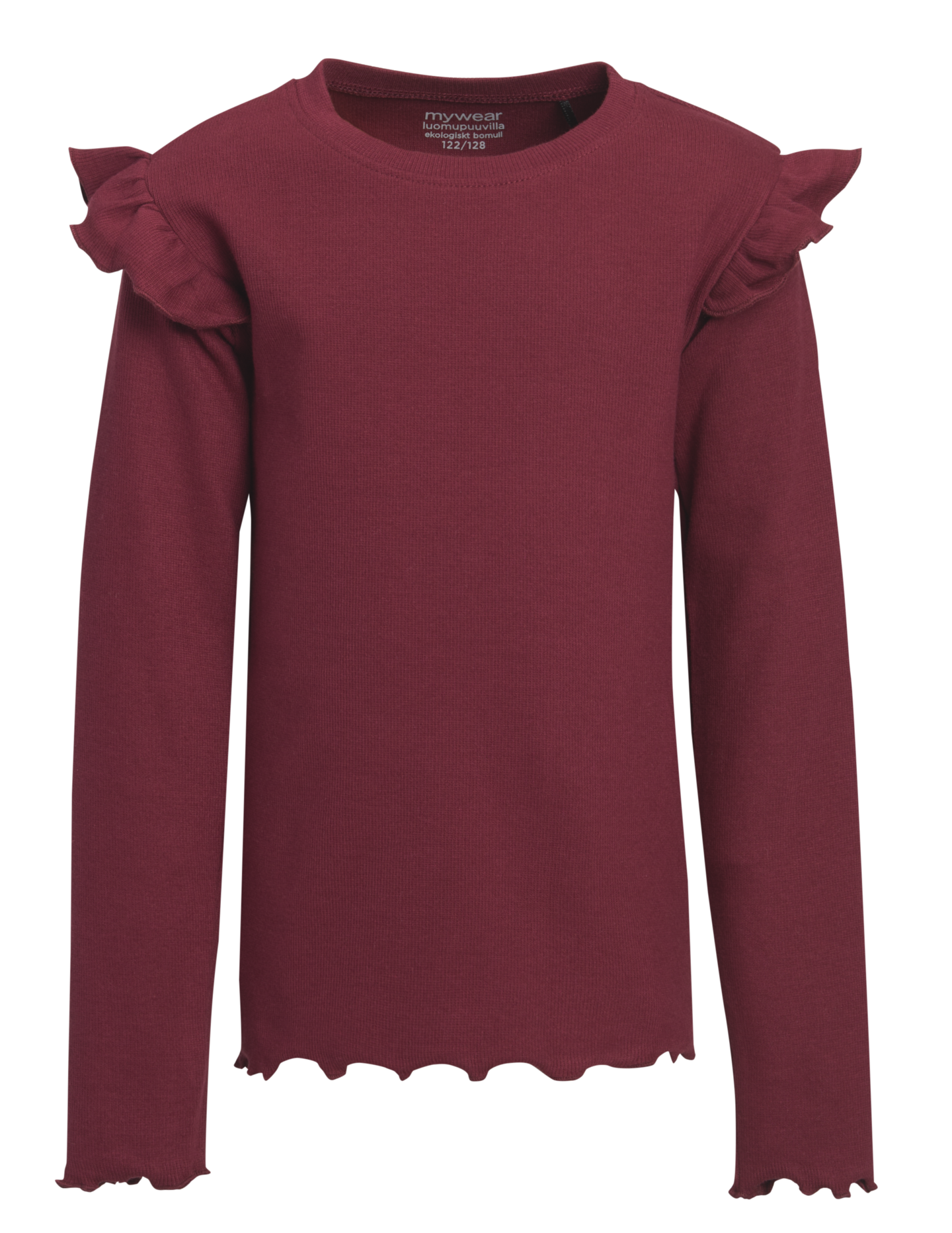 mywear Essi ribbipaita tummanpunainen