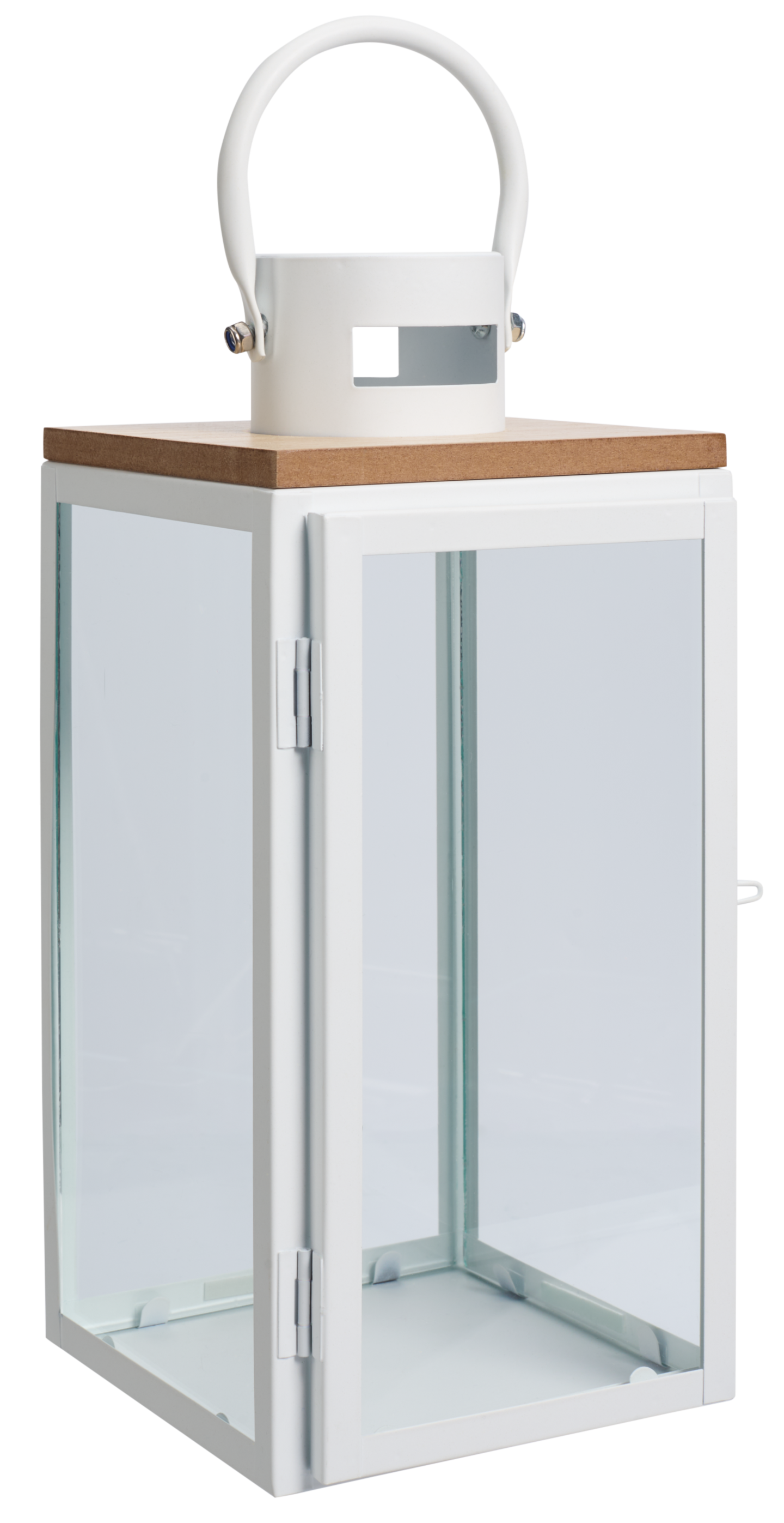 myhome Loiste metallilyhty 29,5 cm valkoinen