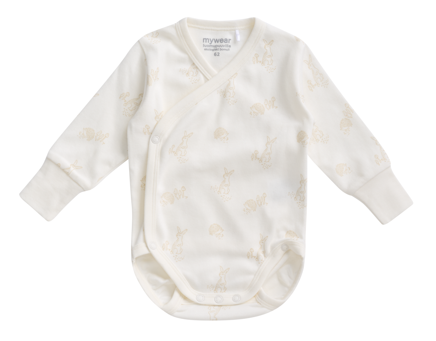 mywear Pouta vauvan body valkoinen