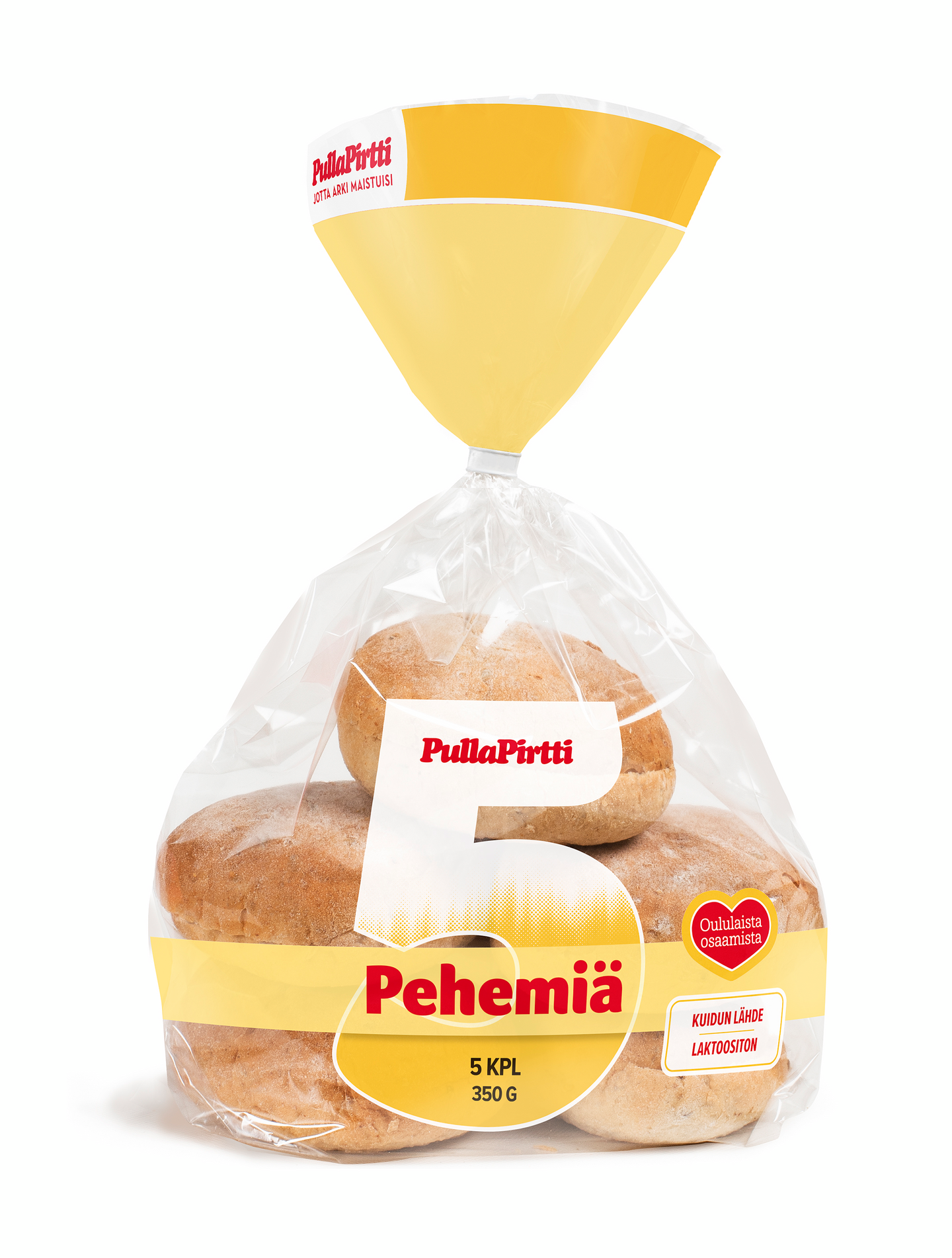 Pulla-Pirtti Pehemiä 5/350g laktoositon durumvehnäsämpylä | K-Ruoka  Verkkokauppa