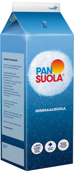 Pansuola jodipitoinen mineraalisuola 1,1kg