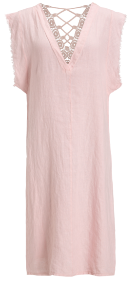 Belle pellava mekko pitsillä