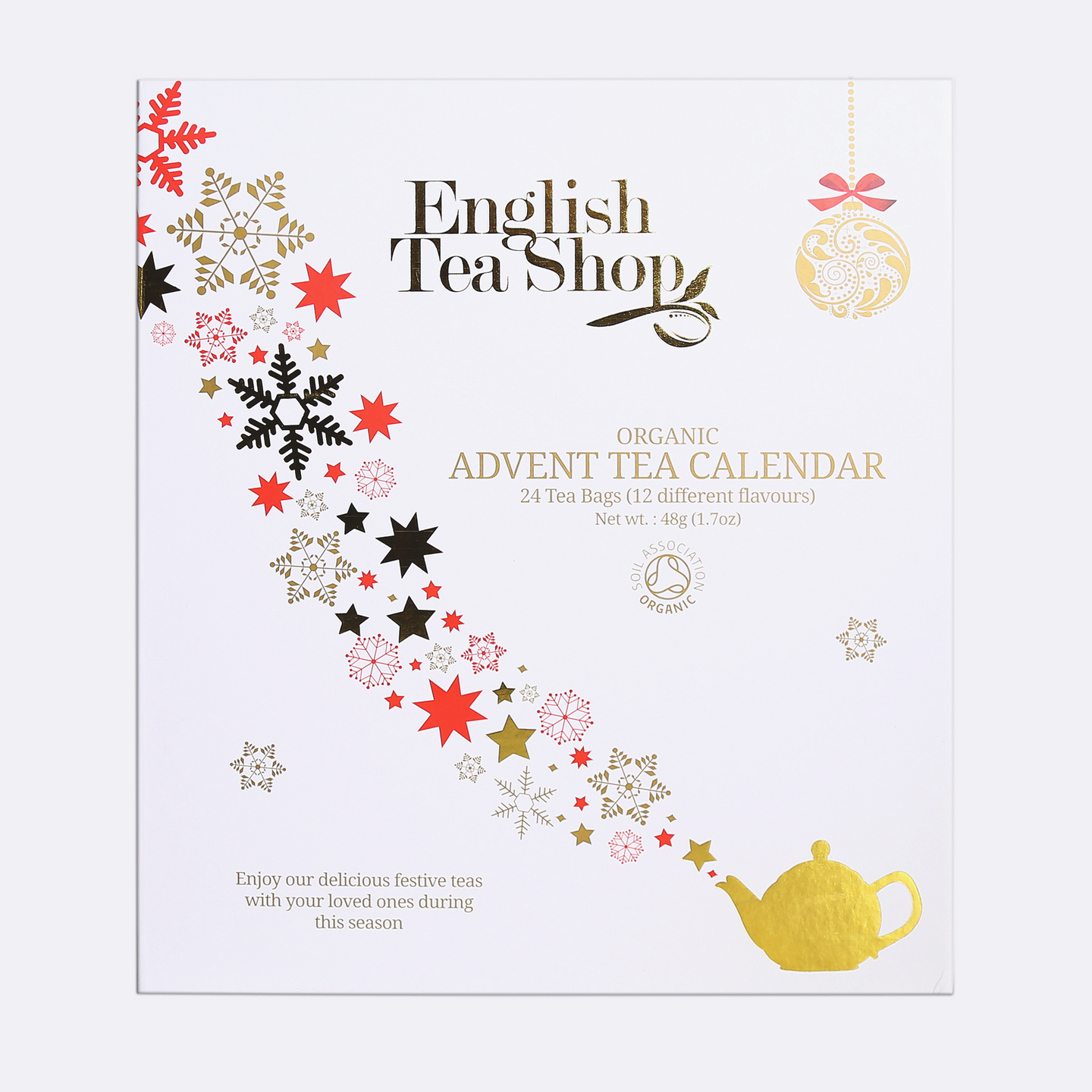 English Tea Shop Advent tea calendar 24pss valkoinen luomu | K-Ruoka  Verkkokauppa