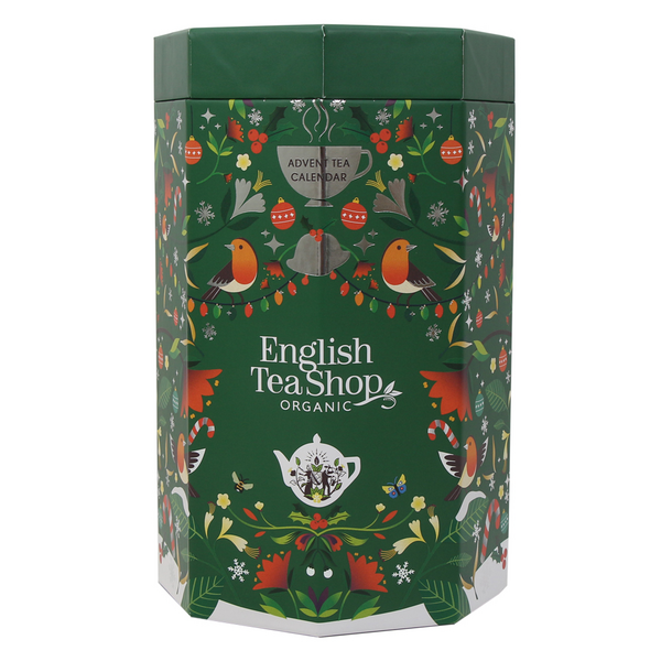 English Tea Shop luomu Teejoulukalenteri joulupuu 25pss 50g