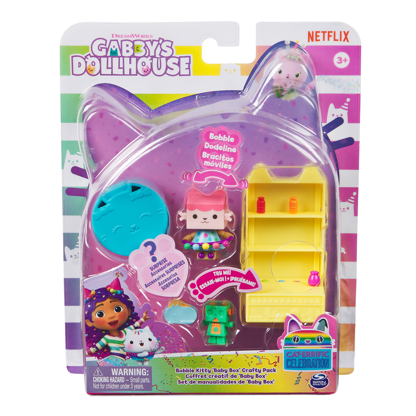Gabby's Dollhouse Bobble Kitty Pack - Baby Box
