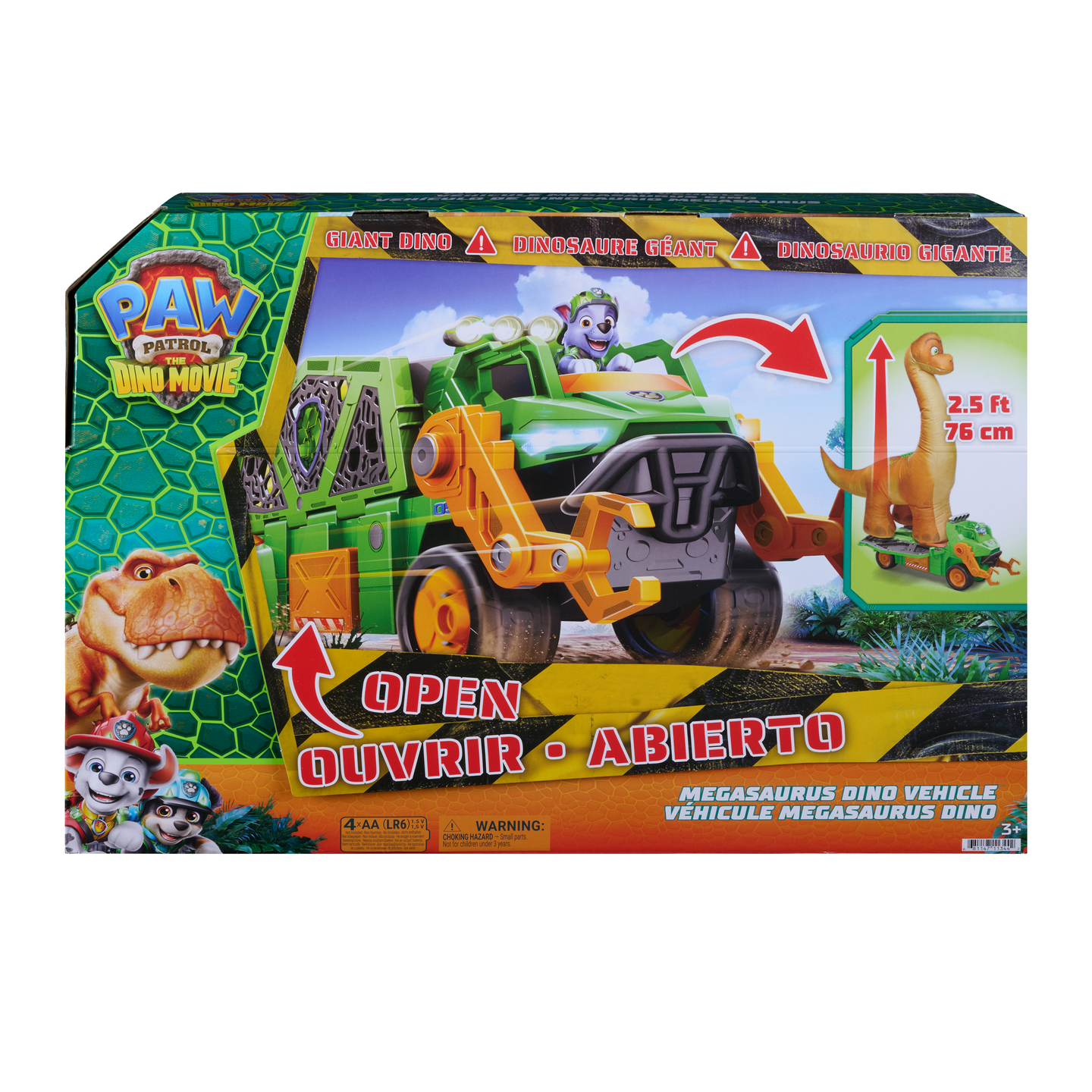 Paw Patrol Movie 3 Megasaurus Dino Vehic