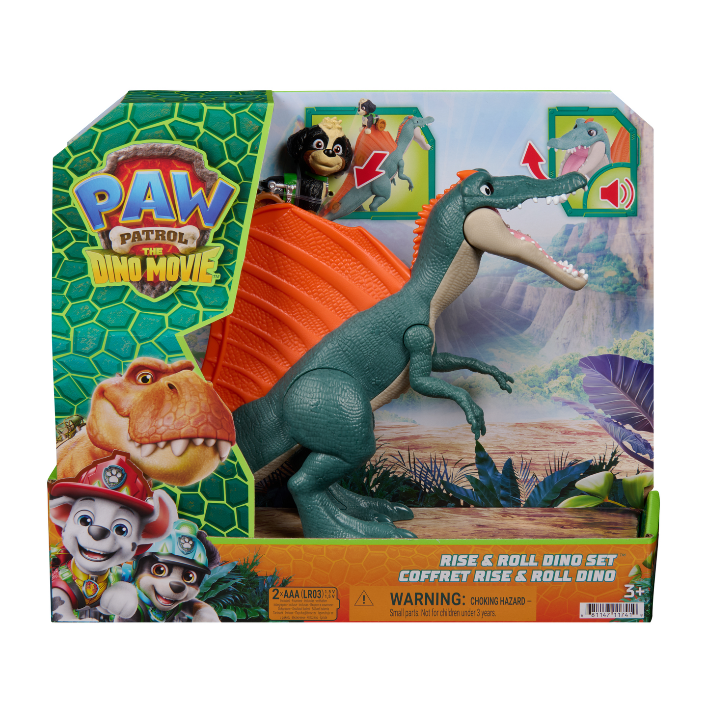 R Hau Elokuva 3 Nouse & Pyöri Dinosetti