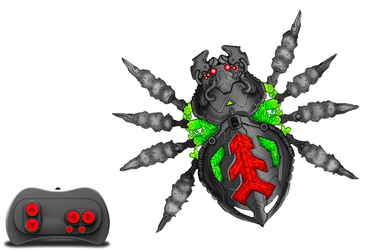 Hex Bots Wall Crawler Hämähäkki