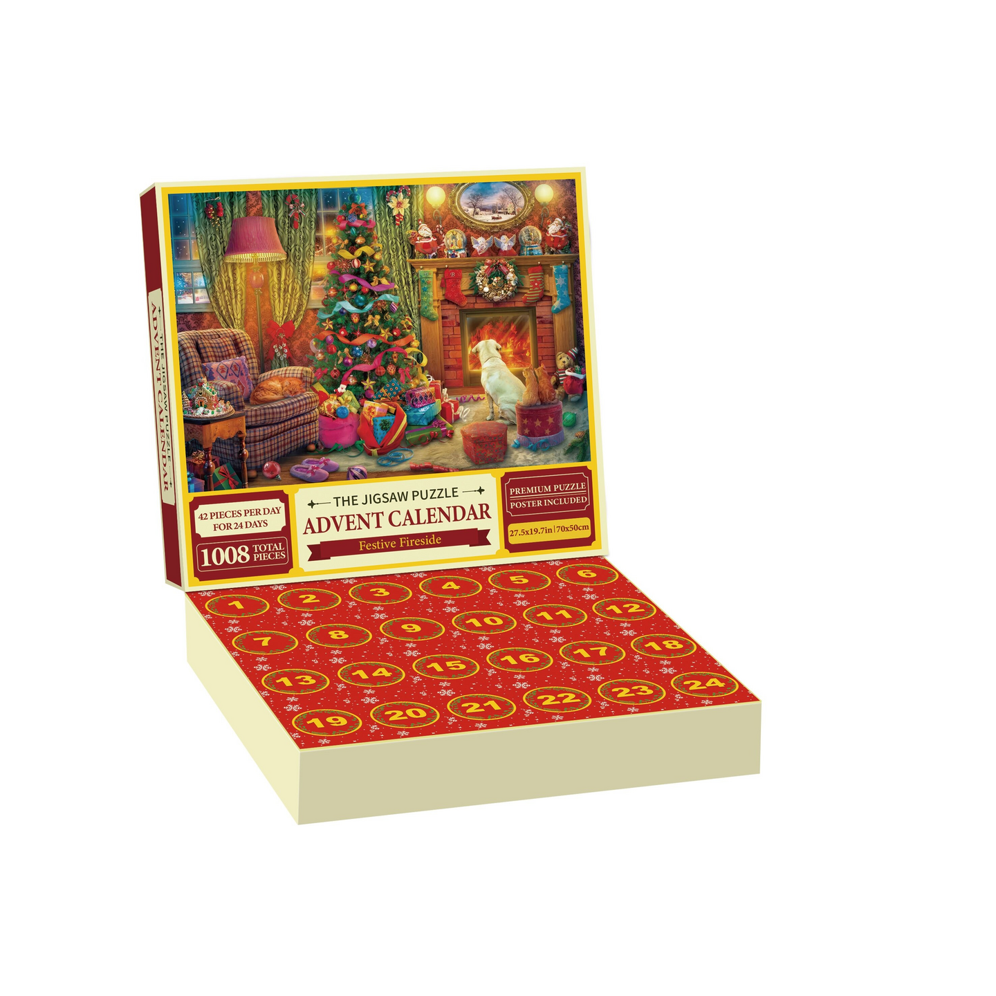 Adventtikalenteripalapeli 1008 palaa