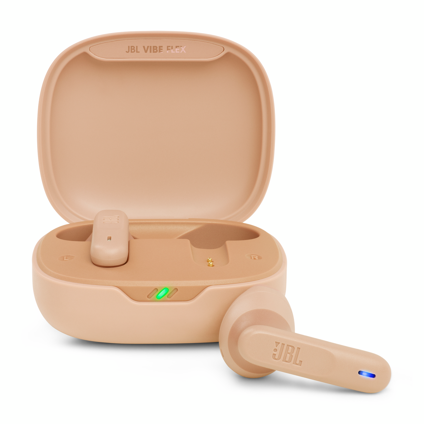 JBL Vibe Flex langattomat nappikuulokkeet, beige