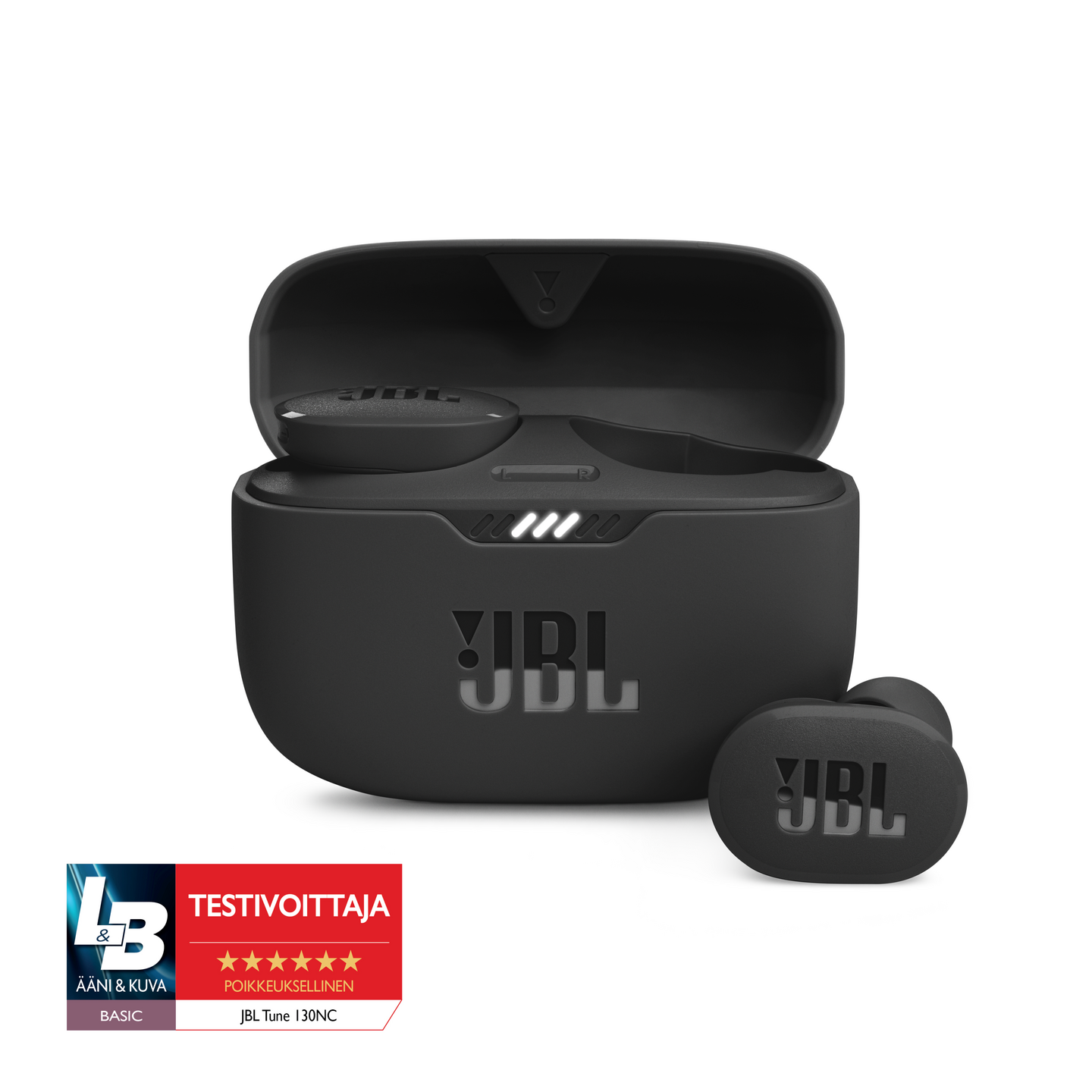 JBL Tune 130NC TWS -langattomat vastamelunappikuulokkeet, musta