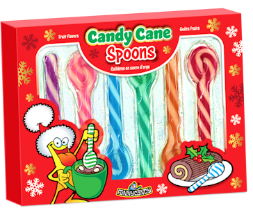 Funny Candy Candy Cane Spoons karkkilusikat 72g