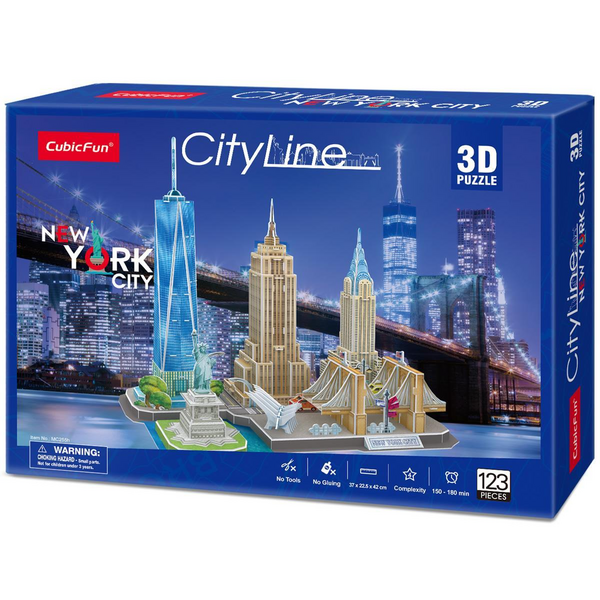 New York City 3D palapeli 123 palaa
