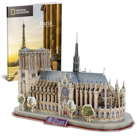 Pariisin Notre Dame 3D palapeli 128 pala