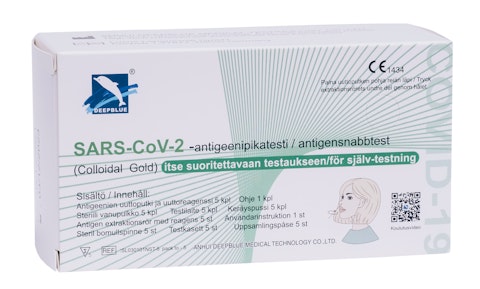 Deep Blue SARS-COV-2-Antigeenipikatesti 5kpl