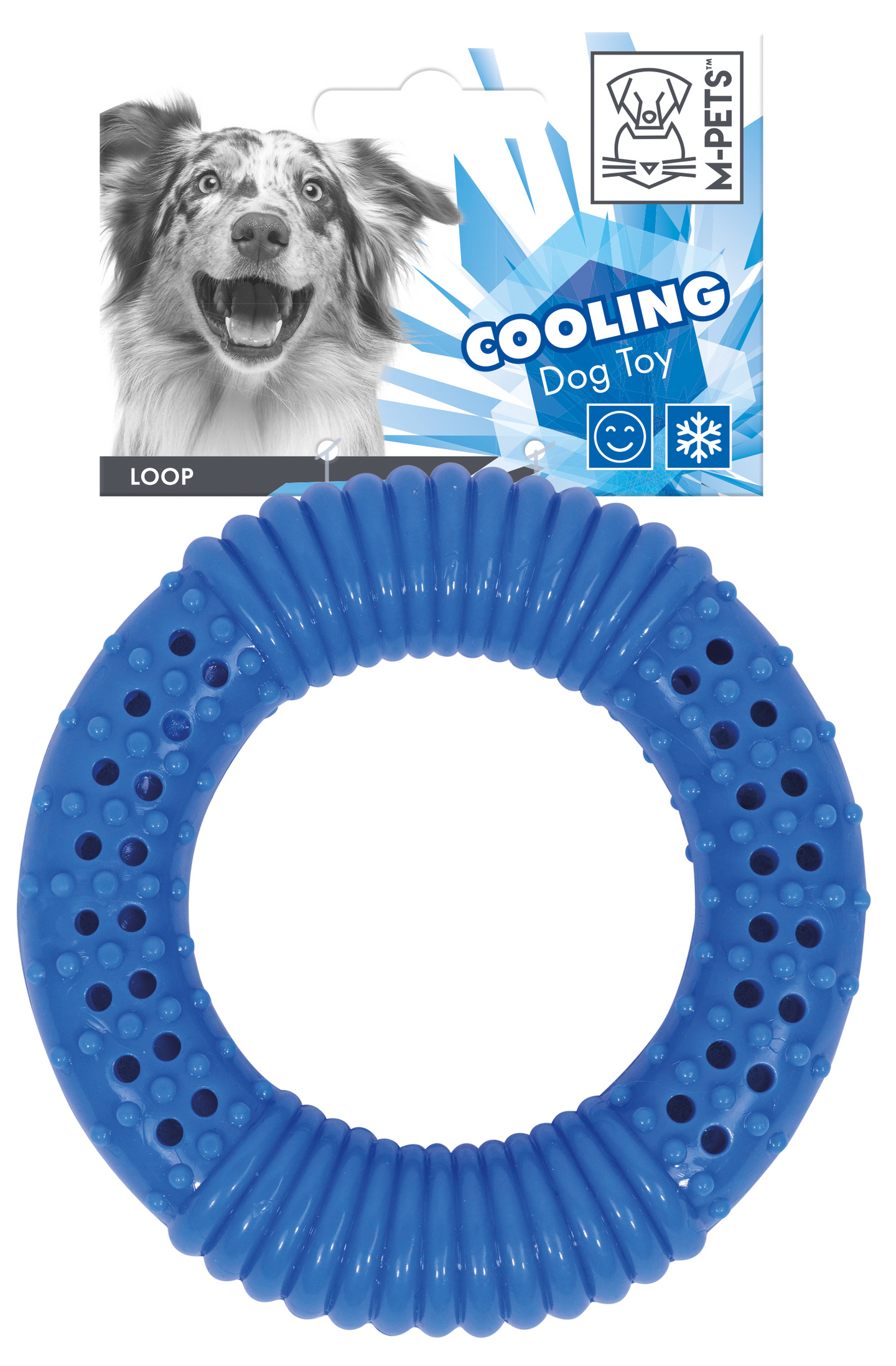 M-Pets Cooling koiran lelu rengas
