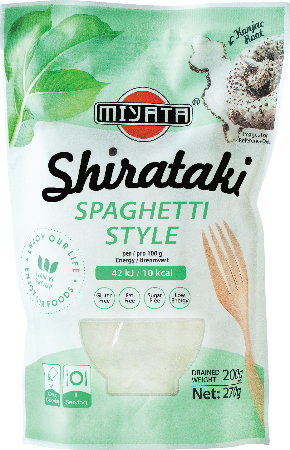Miyata gluteeniton Shirataki Spaghetti style nuudeli 270g | K-Ruoka  Verkkokauppa
