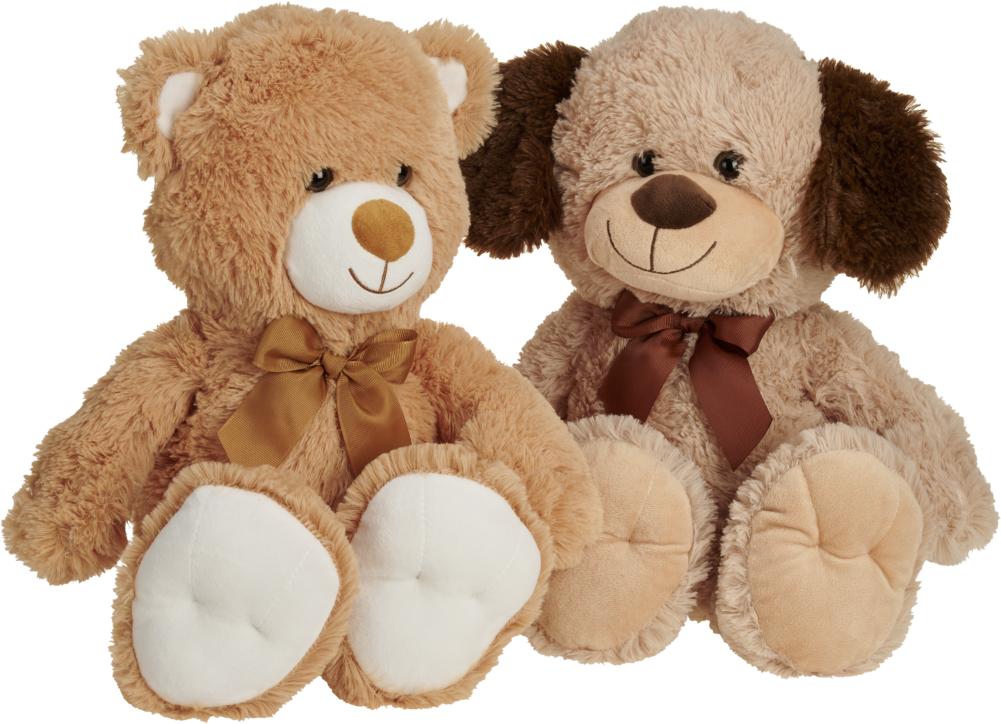 Pehmo istuva 40 cm 2 erilaista nalle, koira