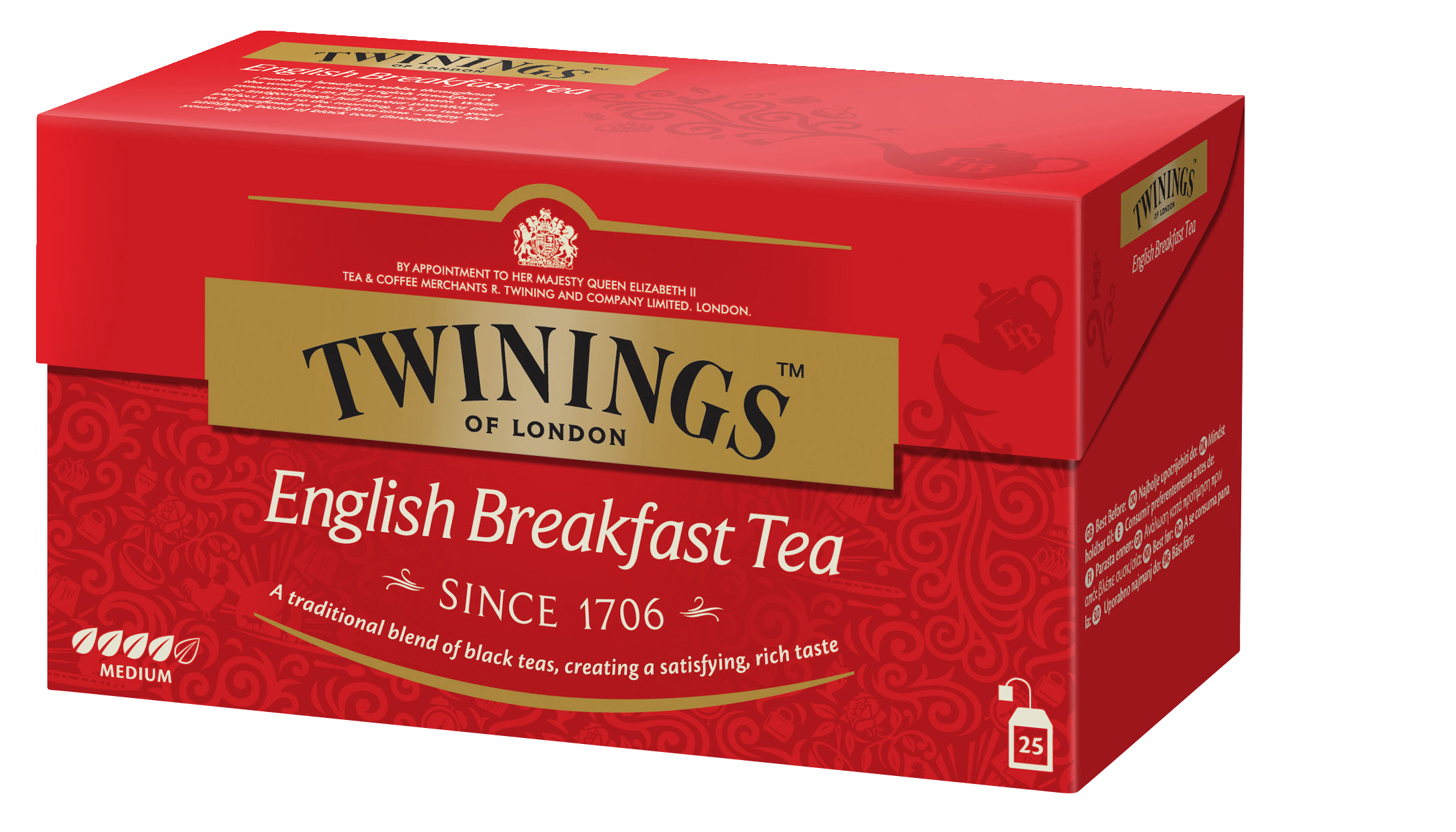 Twinings tee 25x2g English Breakfast