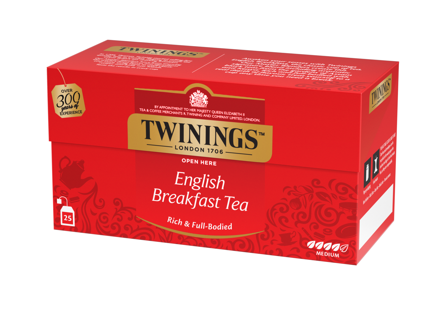 Twinings tee 25x2g English Breakfast