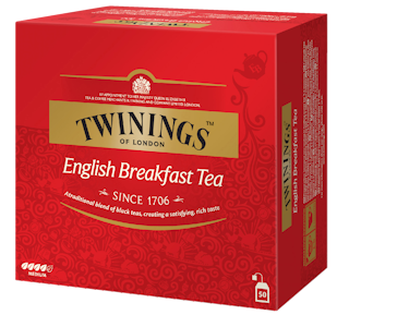 Twinings tee 50x2g English breakfast