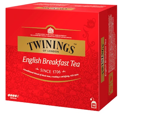 Twinings tee 50x2g English breakfast