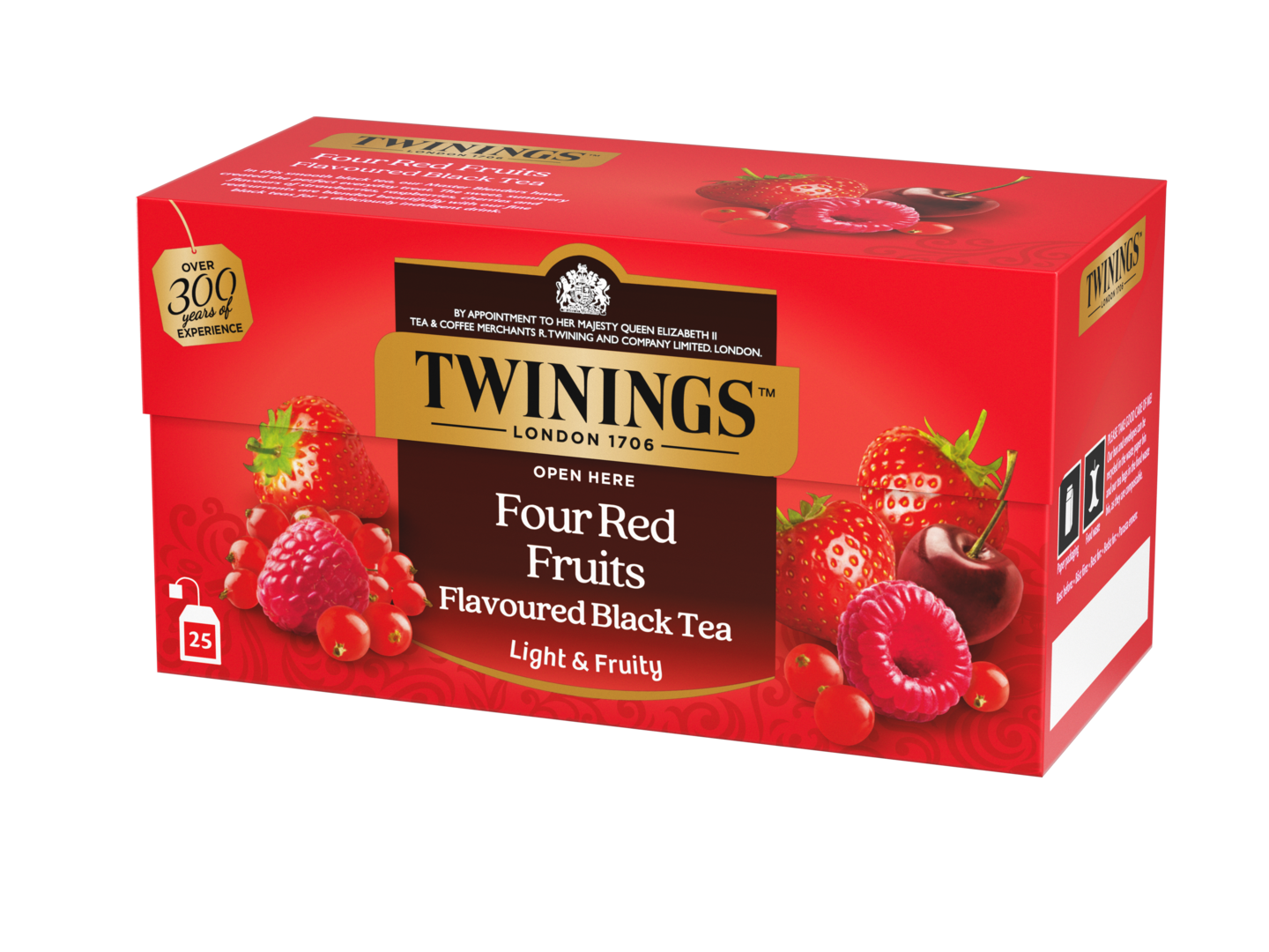 Twinings tee 25x2g 4 punaista hedelmää