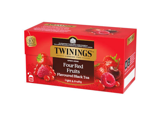 Twinings tee 25x2g 4 punaista hedelmää