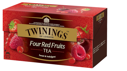 Twinings tee 25x2g 4 punaista hedelmää