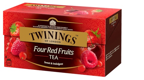 Twinings tee 25x2g 4 punaista hedelmää