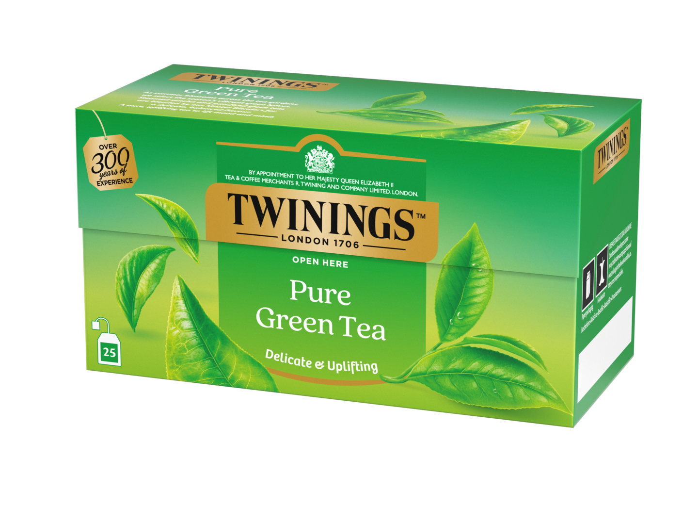 Twinings vihreätee 25x2g pure green