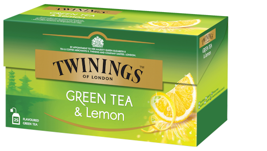 Twinings vihreä tee 25x1,6g sitruuna