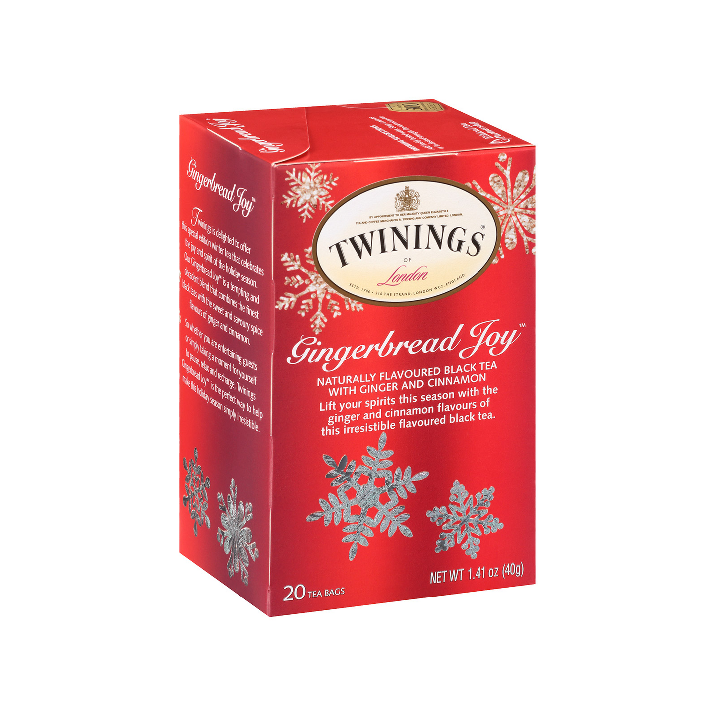 Twinings Gingerbread Joy maustettu tee 40g