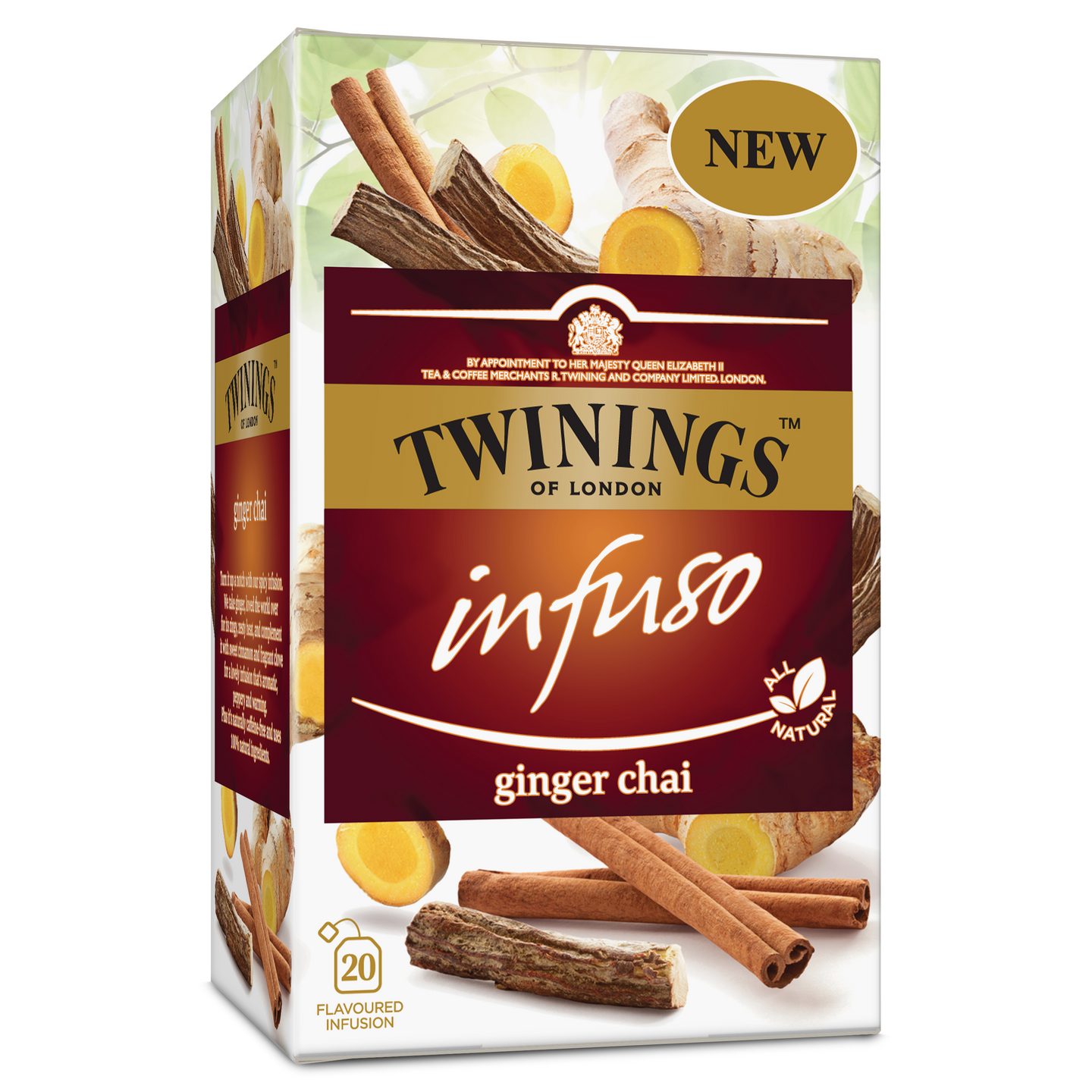 Twinings infuso 20ps ginger chai