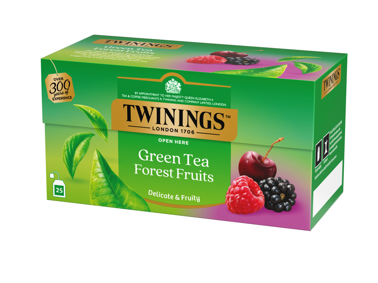 Twinings Green tea Forest Fruits Vihreä tee 25x1,5 g