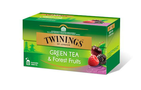 Twinings Green tea Forest Fruits Vihreä tee 25x1,5 g