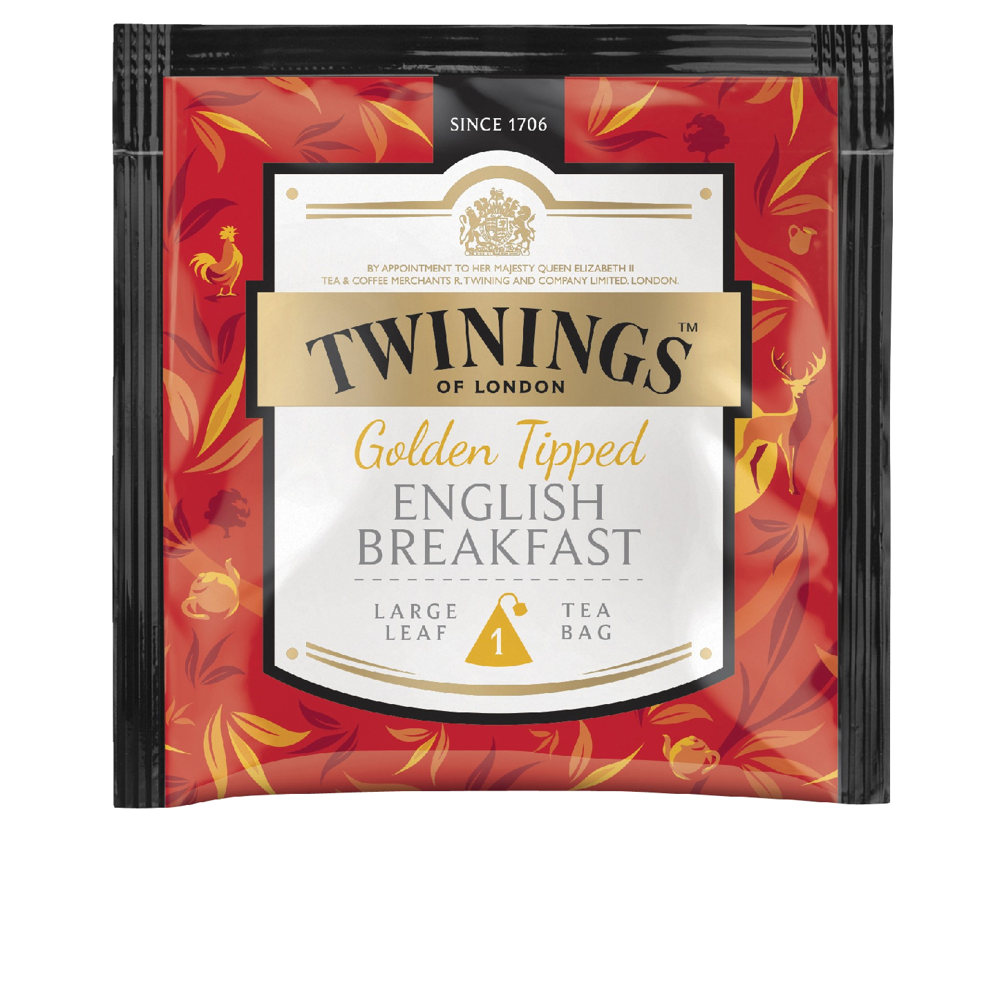 Twinings Golden Tipped English Breakfast musta tee 100x3g