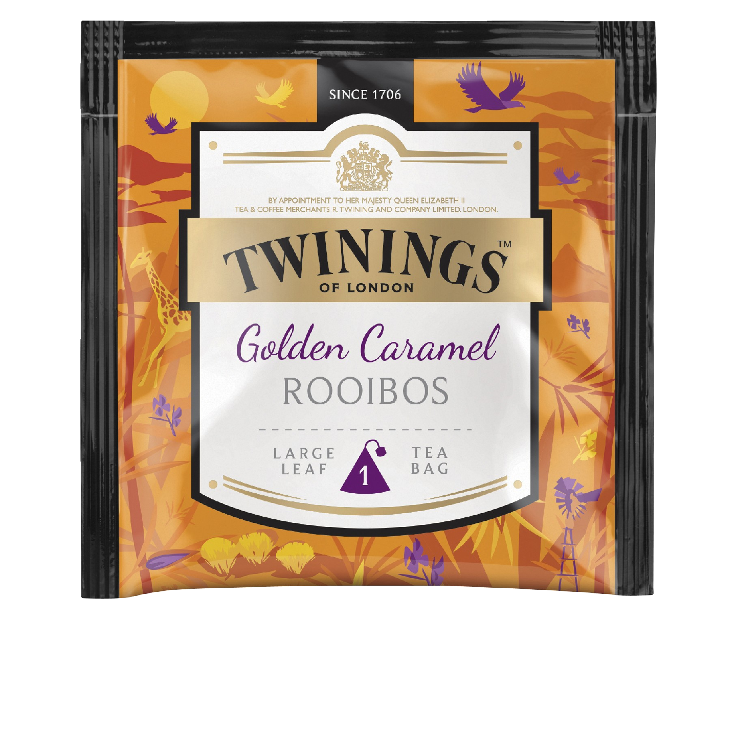 Twinings Golden Caramel Rooibos yrttihauduke 100x2,5g