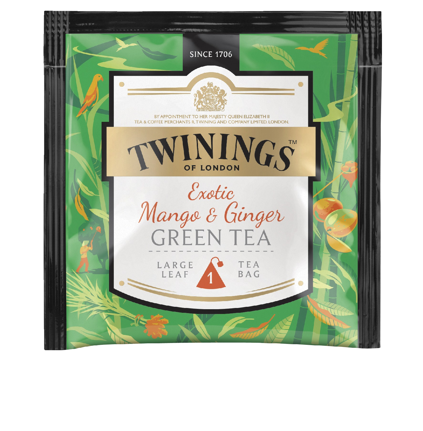Twinings Mango Ginger vihreä tee 100x2g
