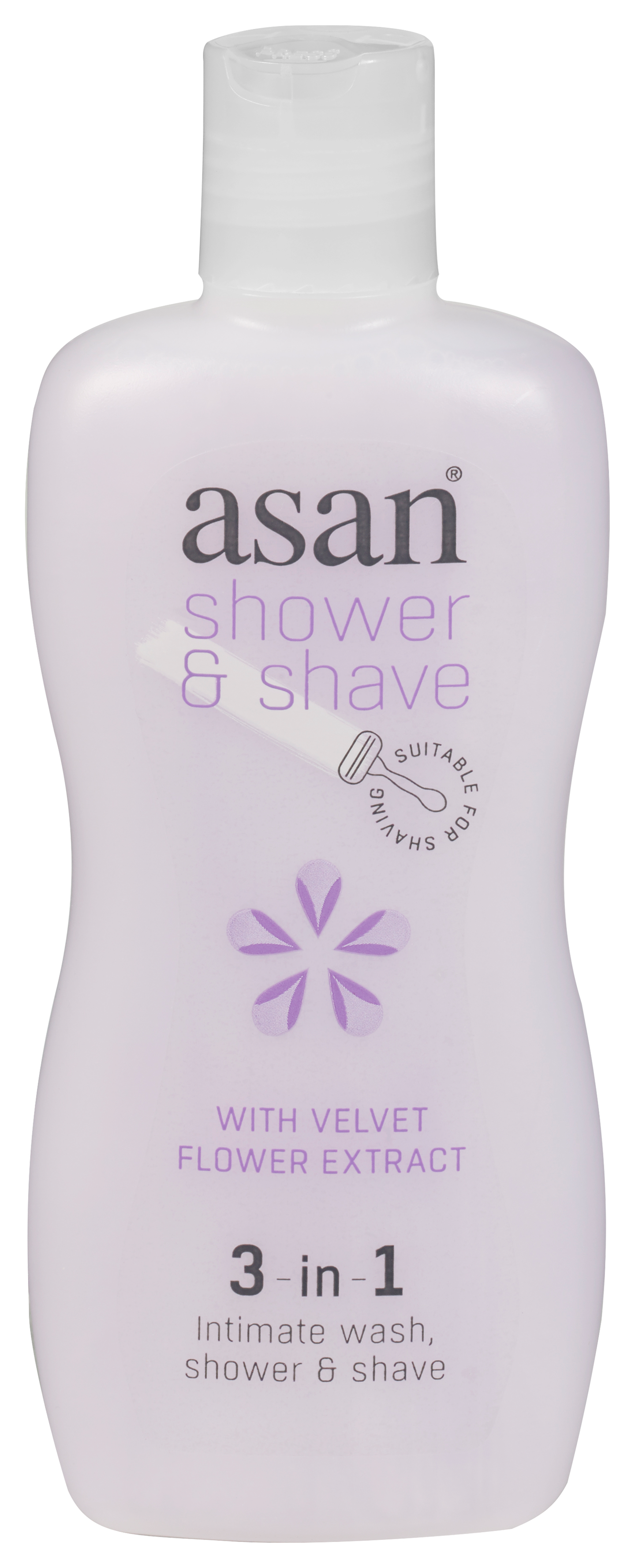 Asan pesuneste 220ml shower&shave