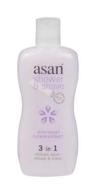 Asan pesuneste 220ml shower&shave