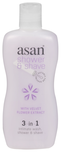 Asan pesuneste 220ml shower&shave