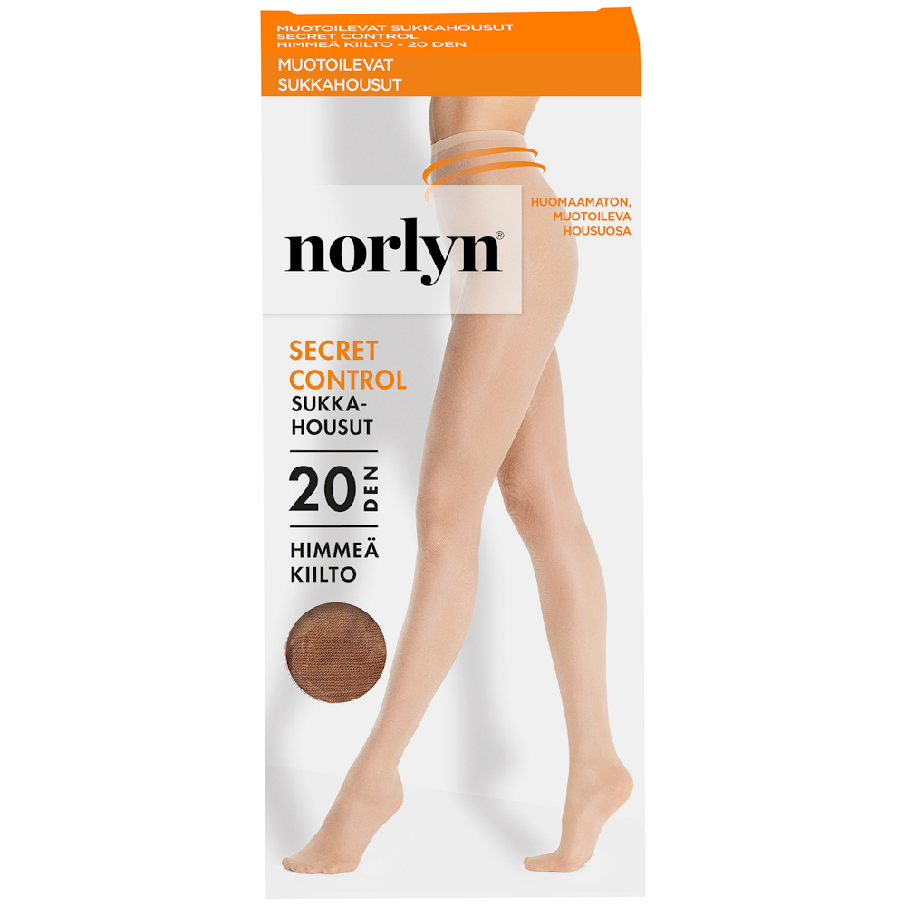 Norlyn A41566 secret control 20 den sukkahousut sand - HoReCa-tukku Kespro