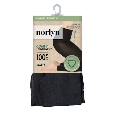 Norlyn Comfy 100d leggings A41932 musta