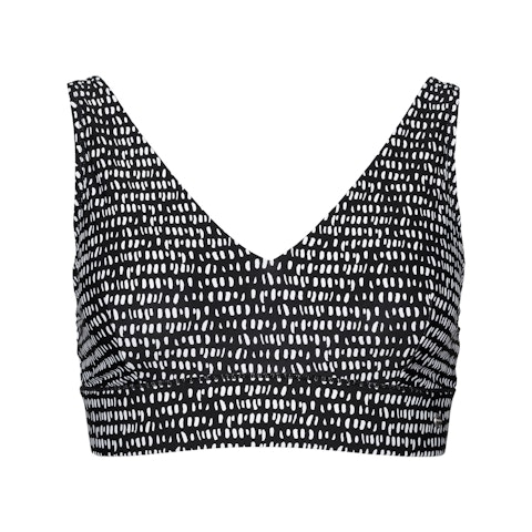 Finnwear naisten bikiniyläosa T65761 Ponds musta-valkoinen