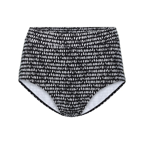 Finnwear naisten bikinialaosa T65762 Ponds musta-valkoinen