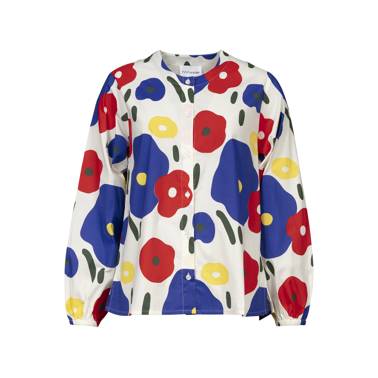 Finnwear C049 kukkakuosinen pusero