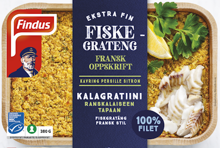 Findus Kalagratiini ranskalaiseen tapaan 380g MSC pakaste