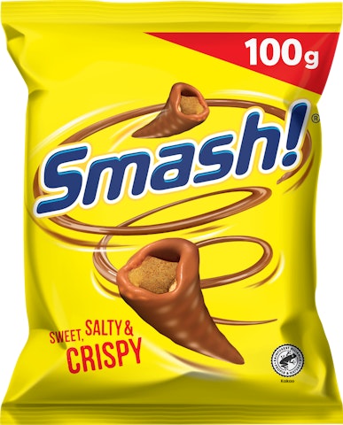 Nidar Smash! suklaamaissinaksuja karkkipussi 100g